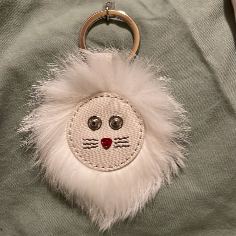 Coach Mink Cat Key Holder